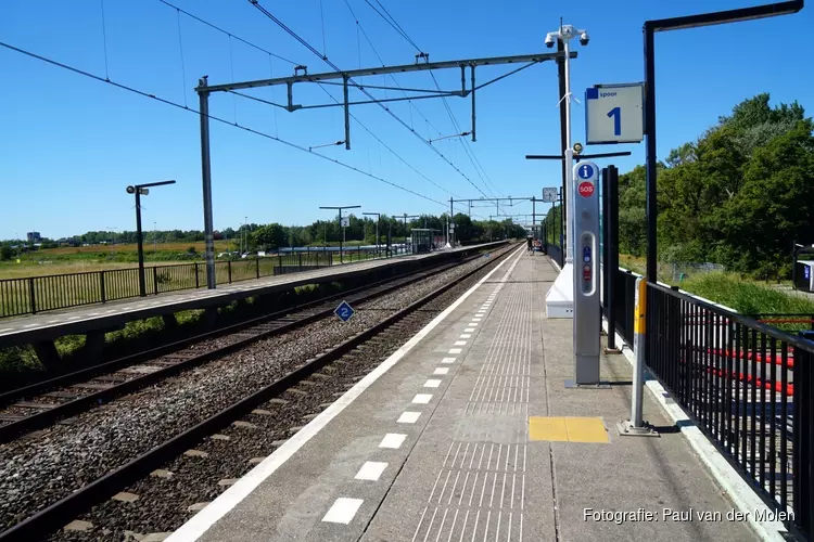 Persoon loopt op spoor bij Den Helder: treinverkeer rijdt stapvoets