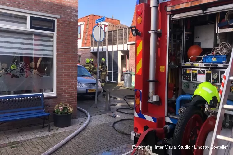 Brand in woning Den Helder