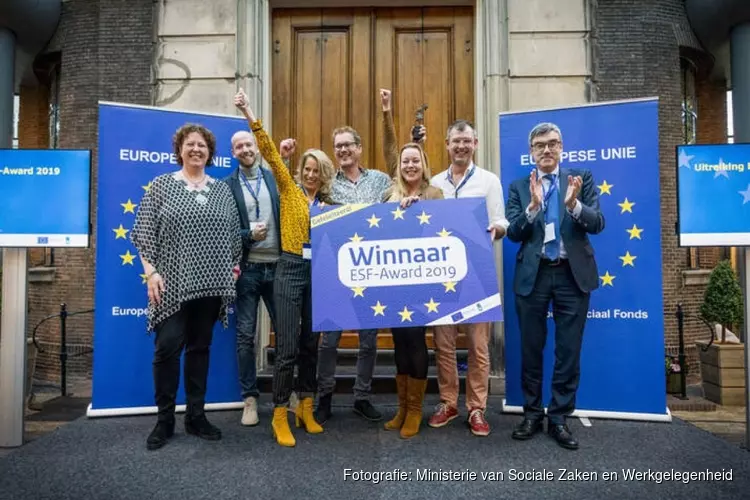 Helders project Jeugd Werkt! wint prijs van Europees Sociaal Fonds