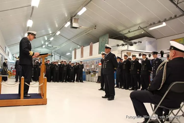 Uitreiking Erekoord Kon Marine voor levensreddend optreden