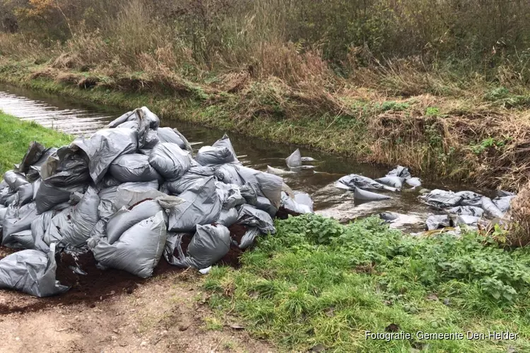 100 vuilniszakken met drugsafval in natuurreservaat