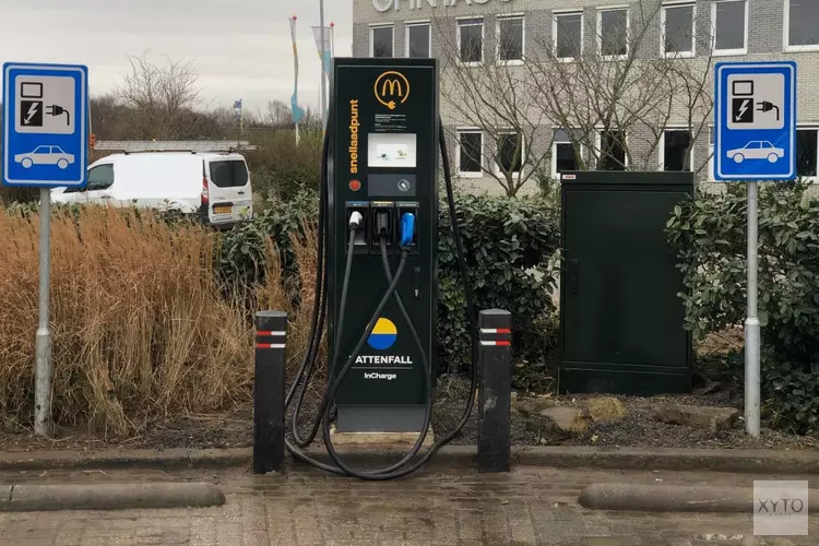 McDonald’s en Vattenfall plaatsen hun eerste snellaadpunt voor elektrische auto’s in de Kop van Noord-Holland