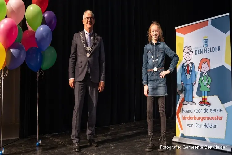 Lotte Mollema eerste kinderburgemeester van Den Helder