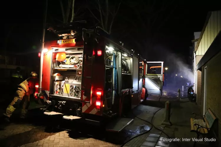 Brand in keuken van woning in Den Helder