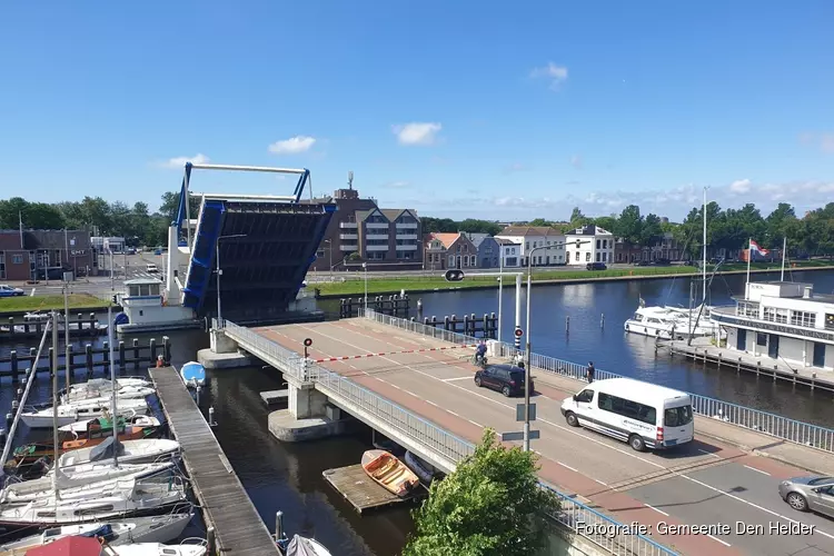 Groot onderhoud Van Kinsbergenbrug Den Helder start dit najaar