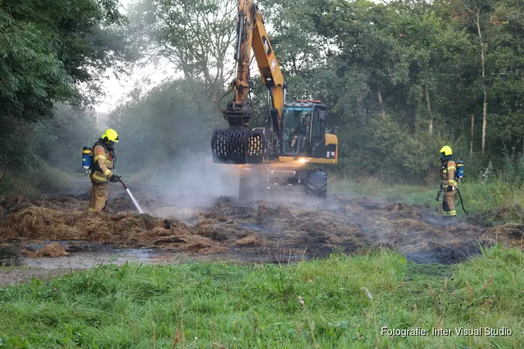 NL-alert vanwege hooibrand in Den Helder