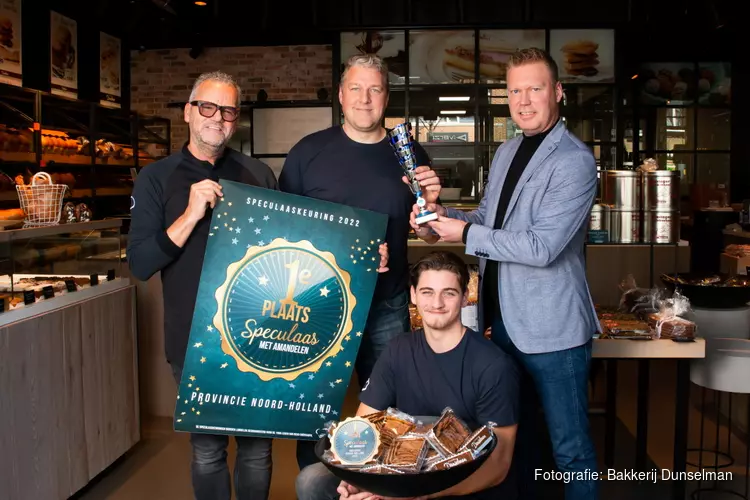 Bakkerij Dunselman bakt de lekkerste amandel speculaas van Noord-Holland