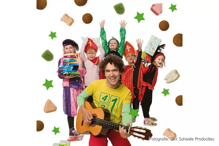 Muzikale Sinterklaasvoorstelling van kinderpopster Dirk Scheele in Schouwburg de Kampanje