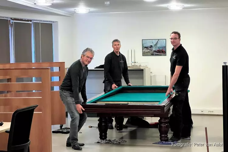 Biljarttafel van Woontij krijgt nieuw onderkomen bij Odensehuis