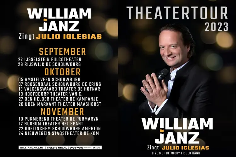 William Janz Zingt Julio Iglesias in De Kampanje