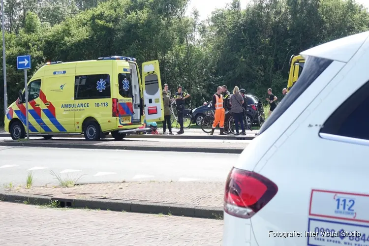 Fietsster gewond na val op Schootenweg
