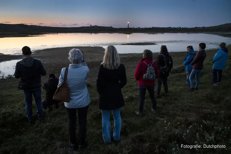 Stiltewandeling door het PWN-duin bij Den Helder