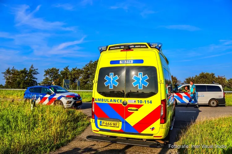 Fietser aangereden op N250 in Den Helder, automobilist doorgereden