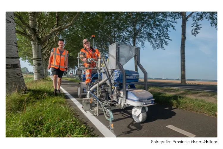 Veiliger op de fiets dankzij witte strepen