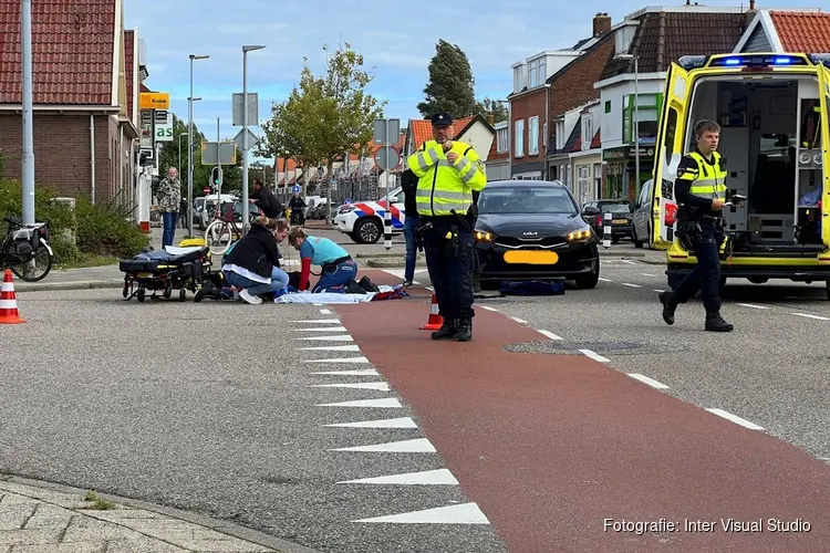 Ongeluk op Tuinstraat in Den Helder