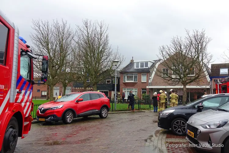 Brand in woning aan Vismarkt in Den Helder