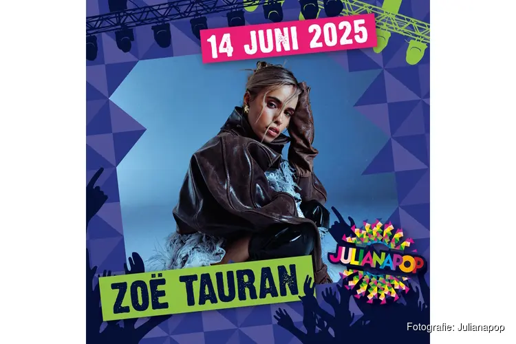 Zoë Tauran en CCR tributeband The Fortunate Sons op Julianapop 2025