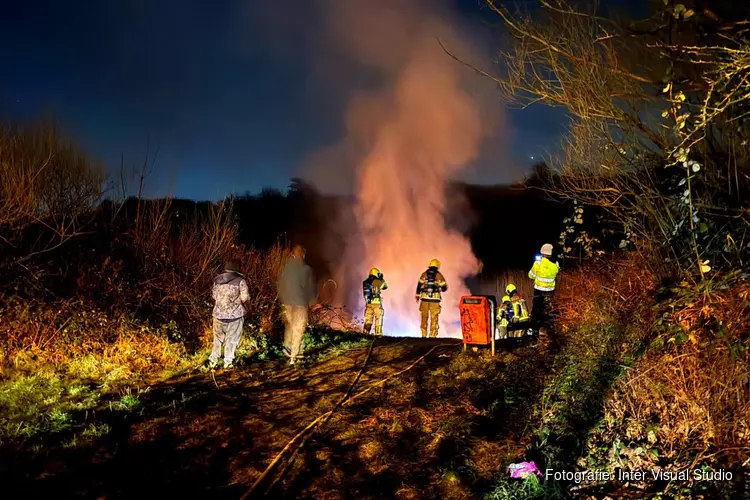 Buitenbrand nabij scouting in Den Helder