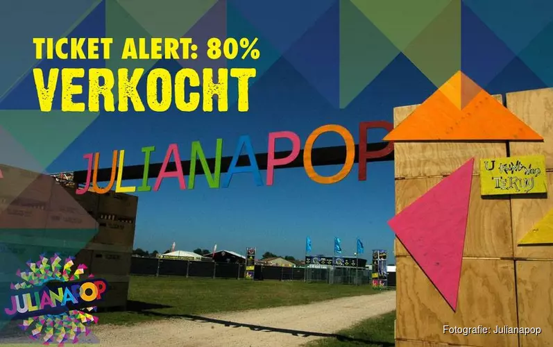 Ticketverkoop Julianapop gaat hard