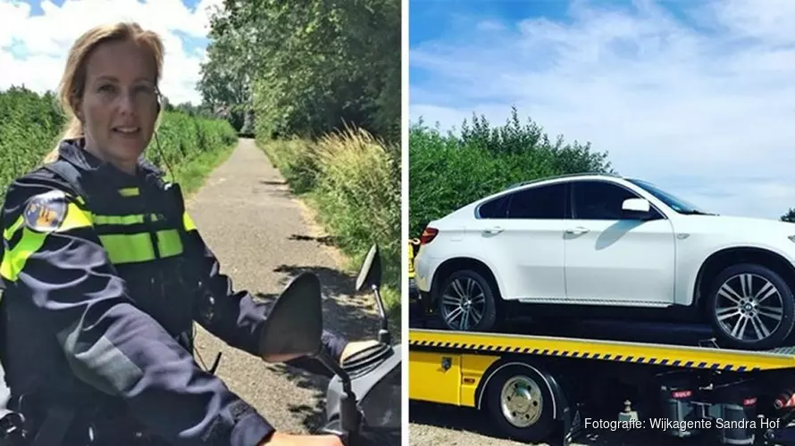 Alerte wijkagente bezorgt Duits gezin gestolen BMW terug